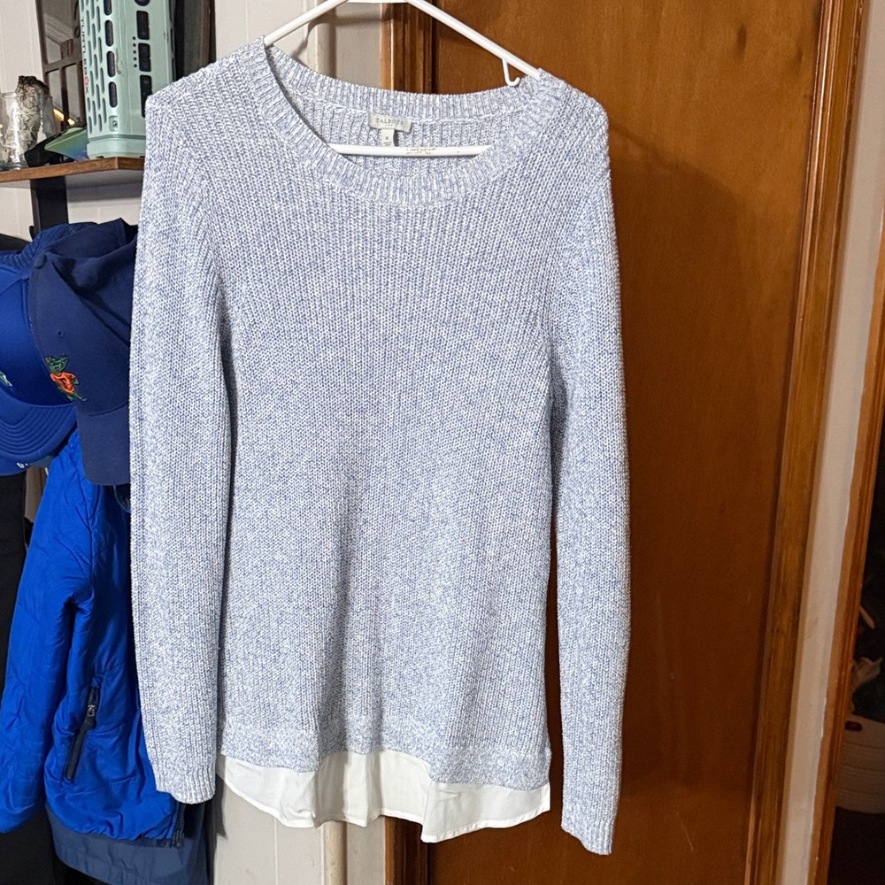 Talbots Light Blue Crew Neck Sweater